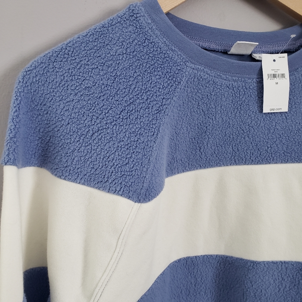 GAP Ragan Stipe Crewneck SZ Medium NWT - Picture 3 of 4